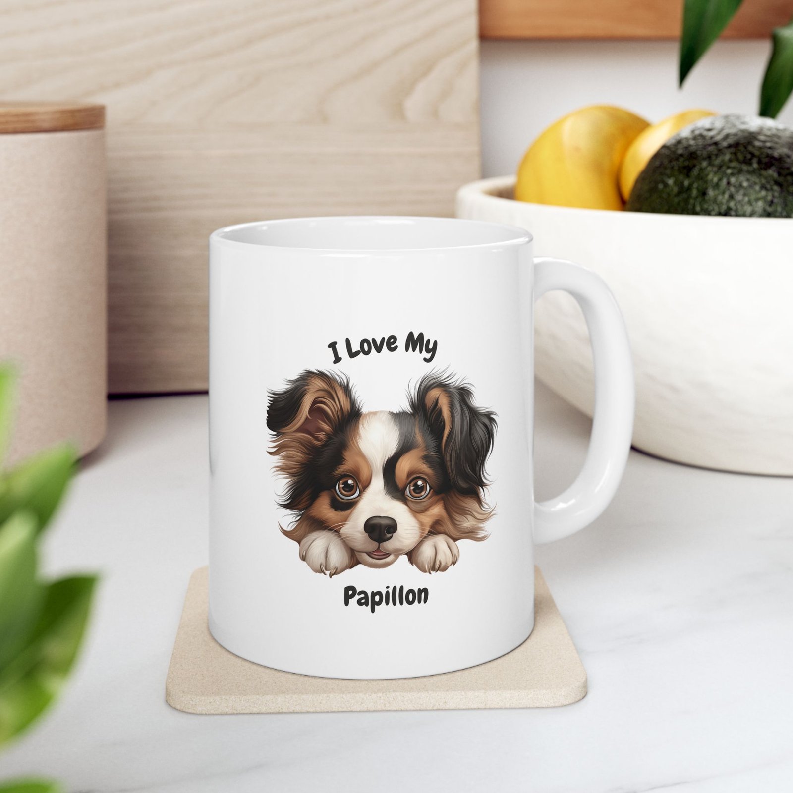 Papillon Dog Mug (11oz/15oz)