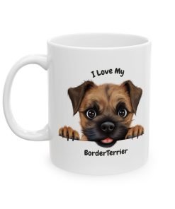 Alternative view of Border Terrier Dog Mug (11oz/15oz)