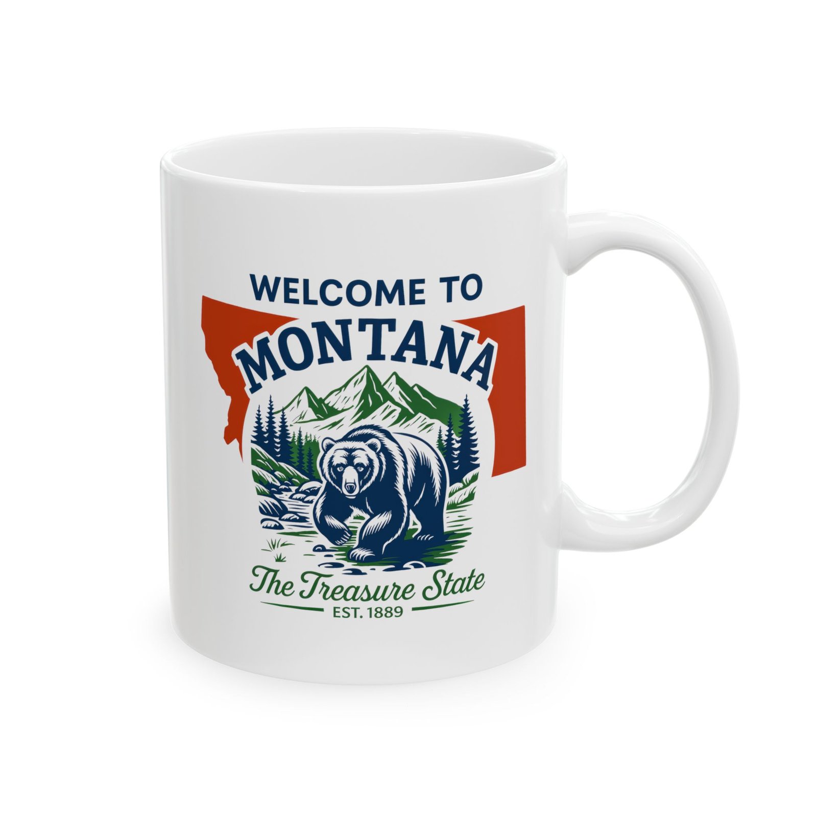 Montana State Mug (11oz/15oz) - Image 4