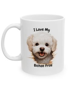 Alternative view of Bichon Frise Dog Mug (11oz/15oz)