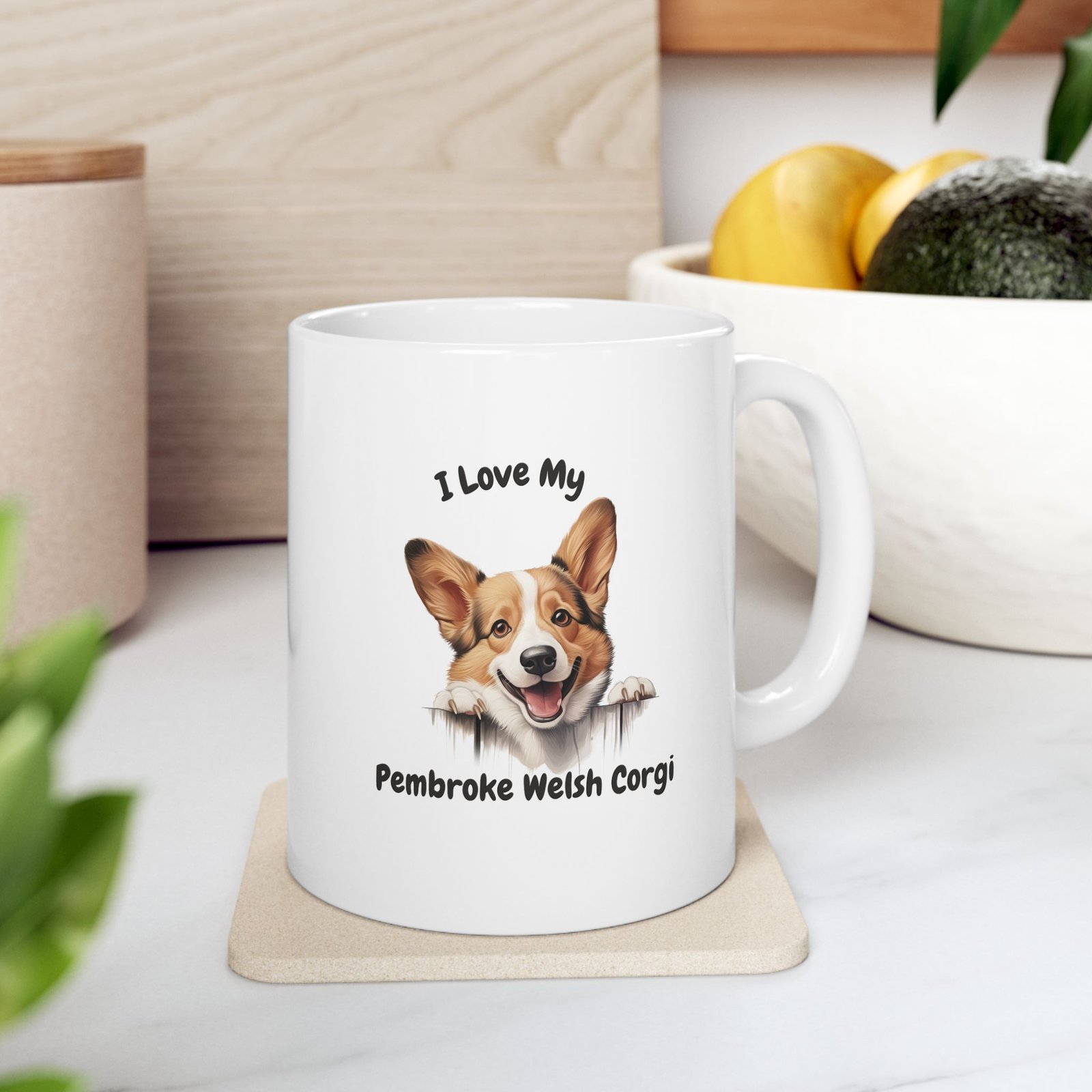 Pembroke Welsh Corgi Dog Mug (11oz/15oz)