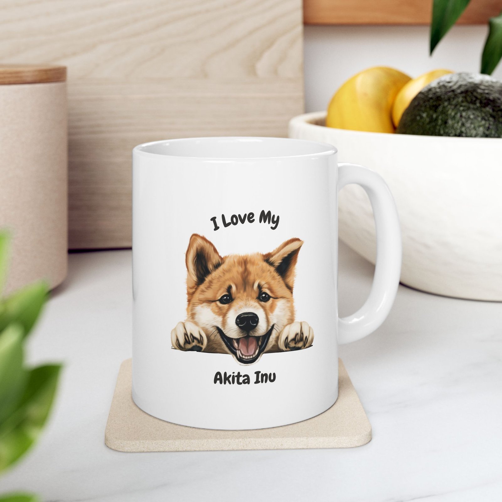 Akita Inu Dog Mug (11oz/15oz)