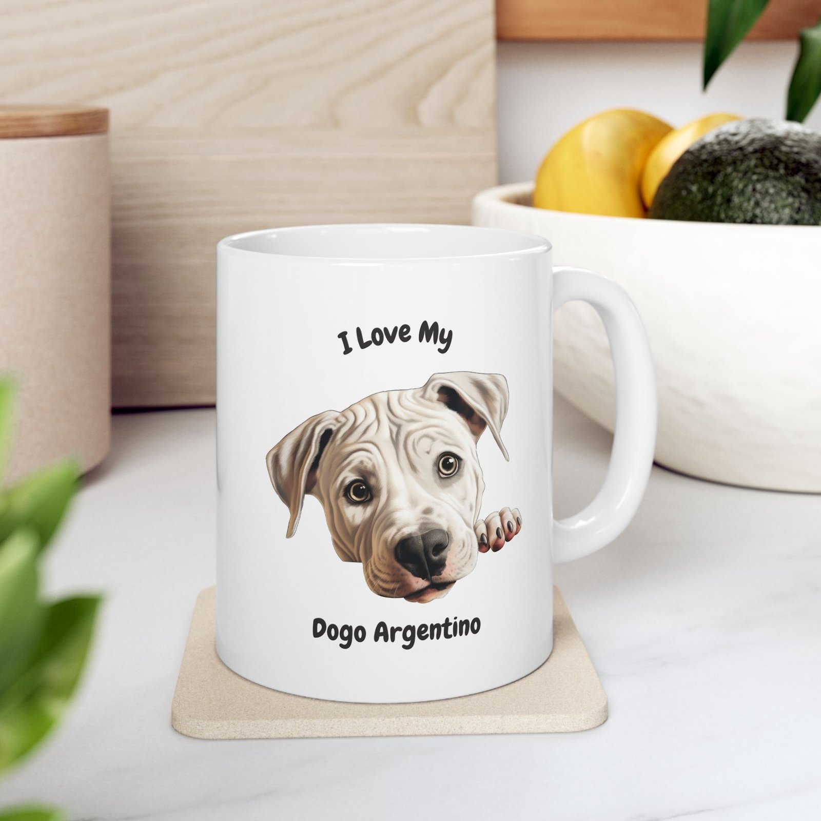 Dogo Argentino Dog Mug (11oz/15oz)