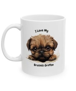 Alternative view of Brussels Griffon Dog Mug (11oz/15oz)