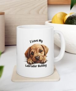 Labrador Bulldog Dog Mug (11oz/15oz)