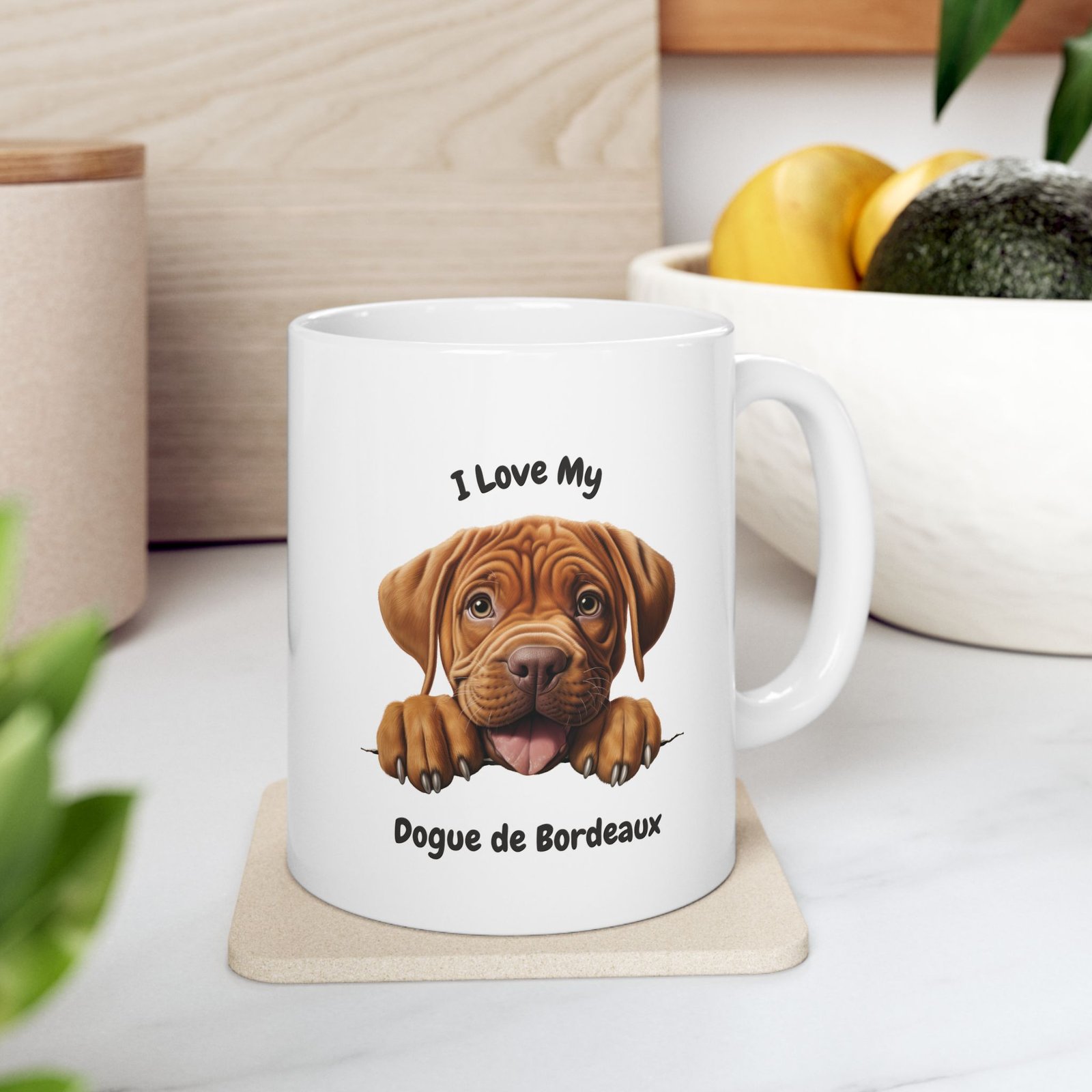 Dogue de Bordeaux Dog Mug (11oz/15oz)