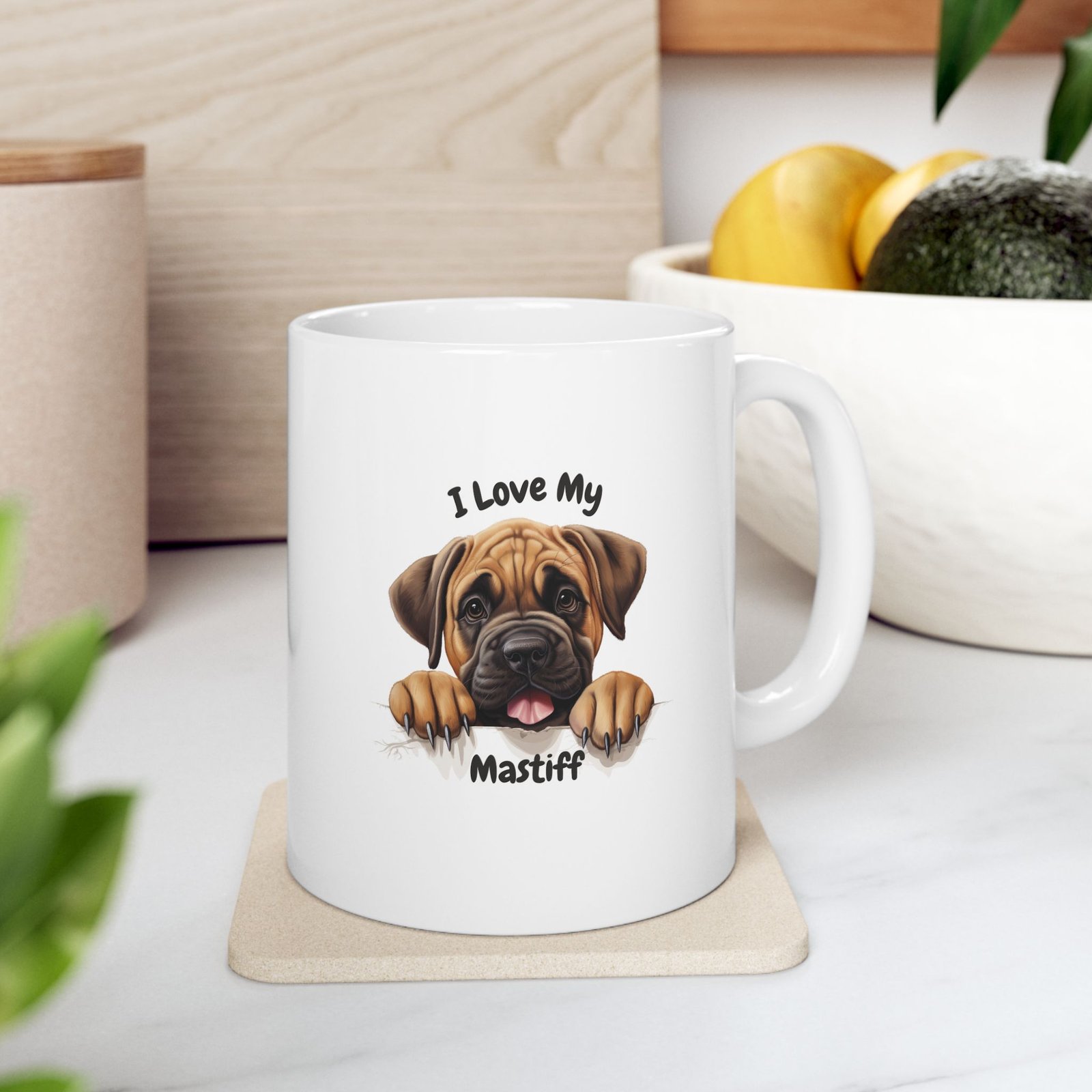 Mastiff Dog Mug (11oz/15oz)