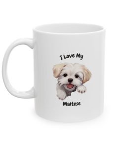 Alternative view of Maltese Dog Mug (11oz/15oz)