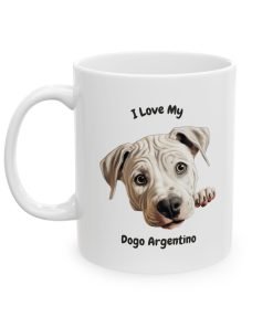 Alternative view of Dogo Argentino Dog Mug (11oz/15oz)