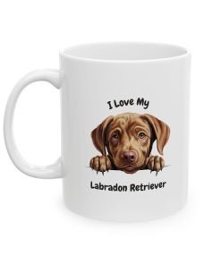 Alternative view of Labrador Retriever Dog Mug (11oz/15oz)