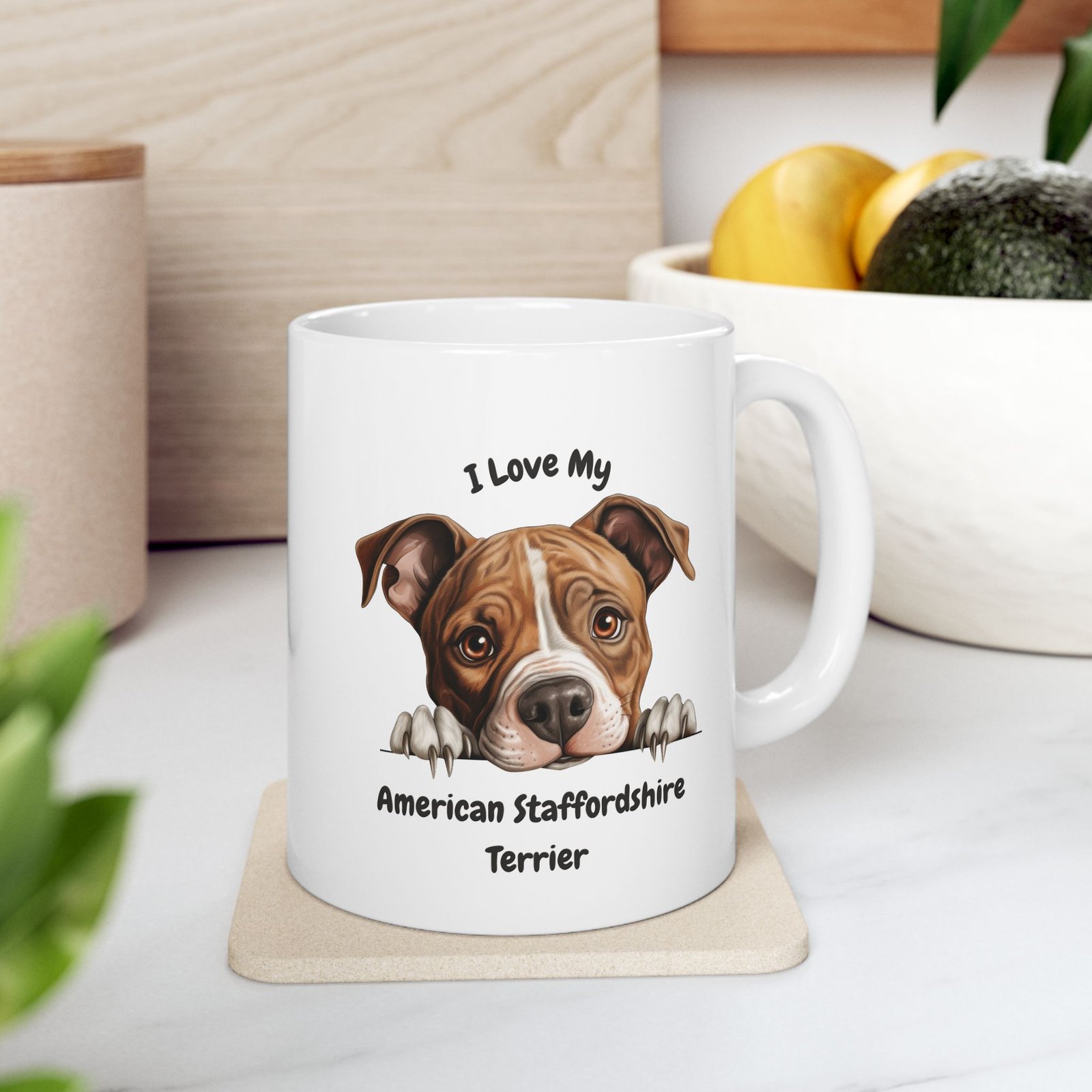 American Staffordshire Terrier Dog Mug (11oz/15oz)