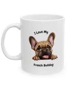 Alternative view of French Bulldog Dog Mug (11oz/15oz)