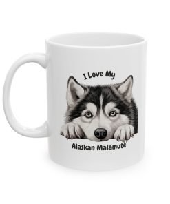 Alternative view of Alaskan Malamute Dog Mug (11oz/15oz)