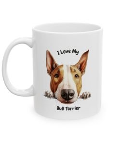 Alternative view of Bull Terrier Dog Mug (11oz/15oz)
