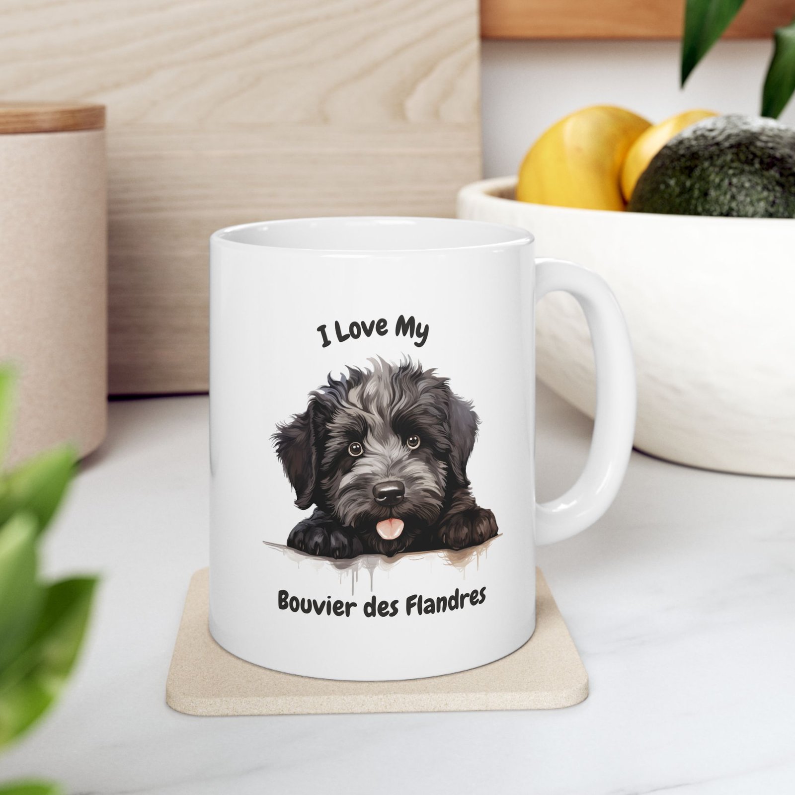 Bouvier des Flandres Dog Mug (11oz/15oz)