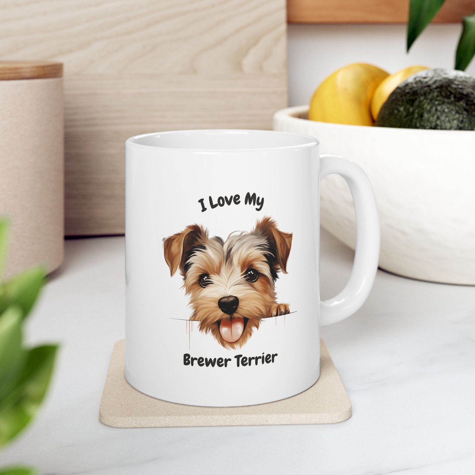 Brewer Terrier Dog Mug (11oz/15oz)