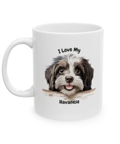 Alternative view of Havanese Dog Mug (11oz/15oz)