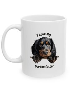 Alternative view of Gordon Setter Dog Mug (11oz/15oz)