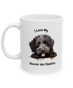 Alternative view of Bouvier des Flandres Dog Mug (11oz/15oz)