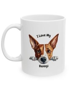 Alternative view of Basenji Dog Mug (11oz/15oz)