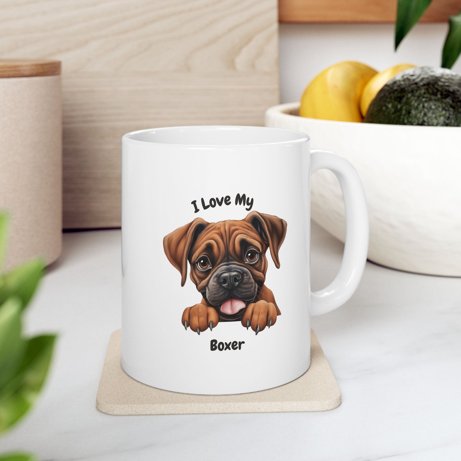 Boxer Dog Mug (11oz/15oz)