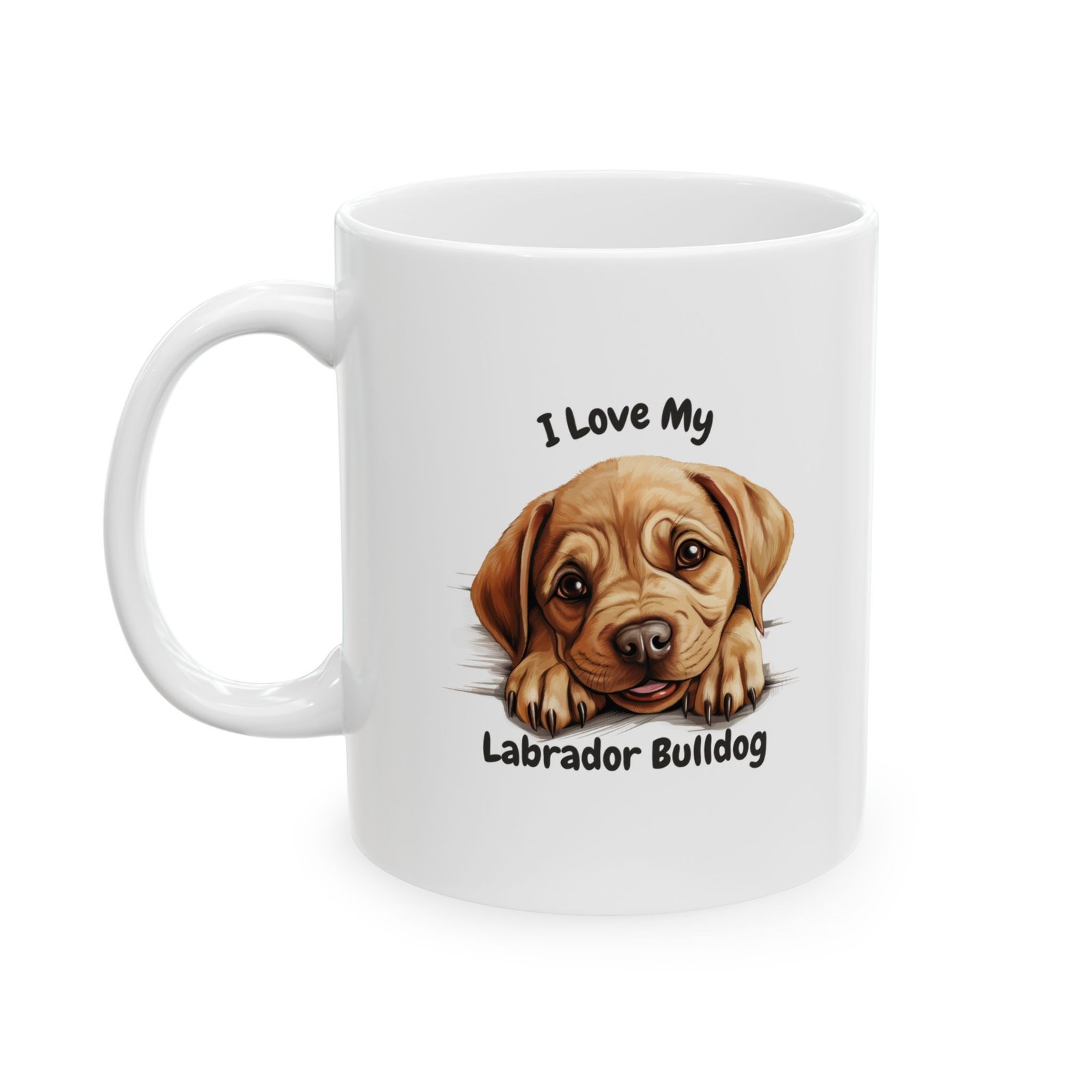 Labrador Bulldog Dog Mug (11oz/15oz)