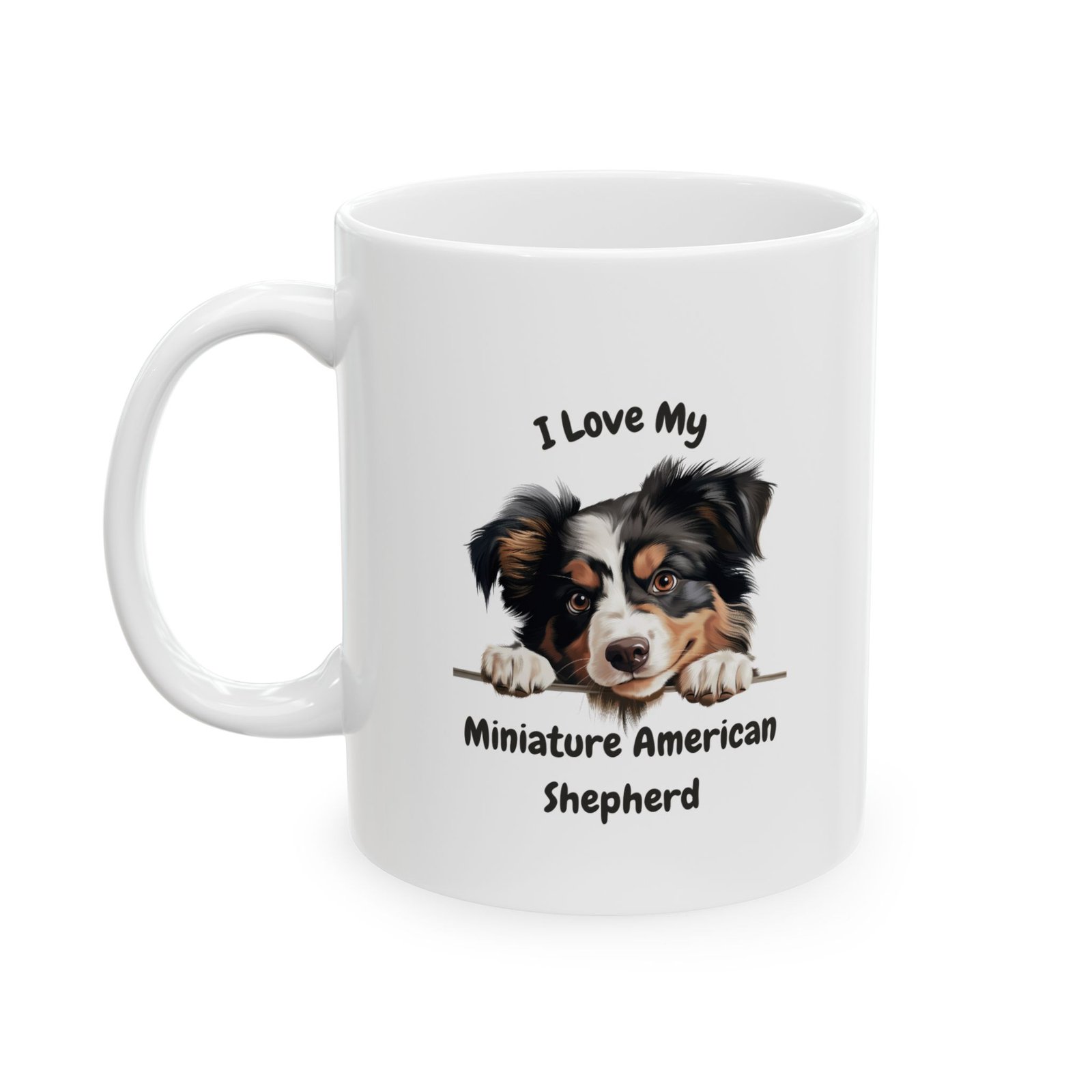 Miniature American Shepherd Dog Mug (11oz/15oz)