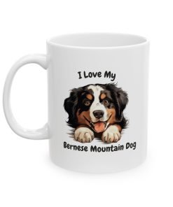 Alternative view of Bernese Mountain Dog Mug (11oz/15oz)