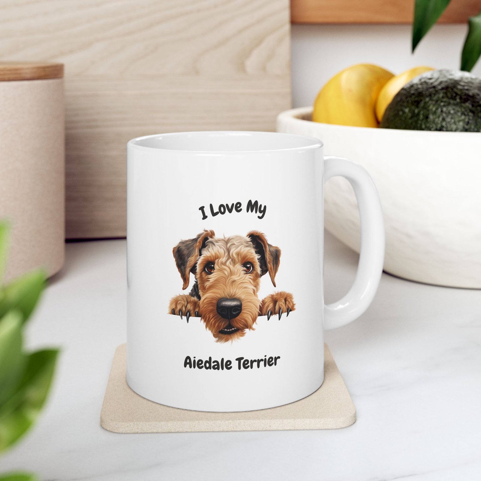 Airedale Terrier Dog Mug (11oz/15oz)