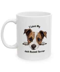 Alternative view of Jack Russell Terrier Dog Mug (11oz/15oz)