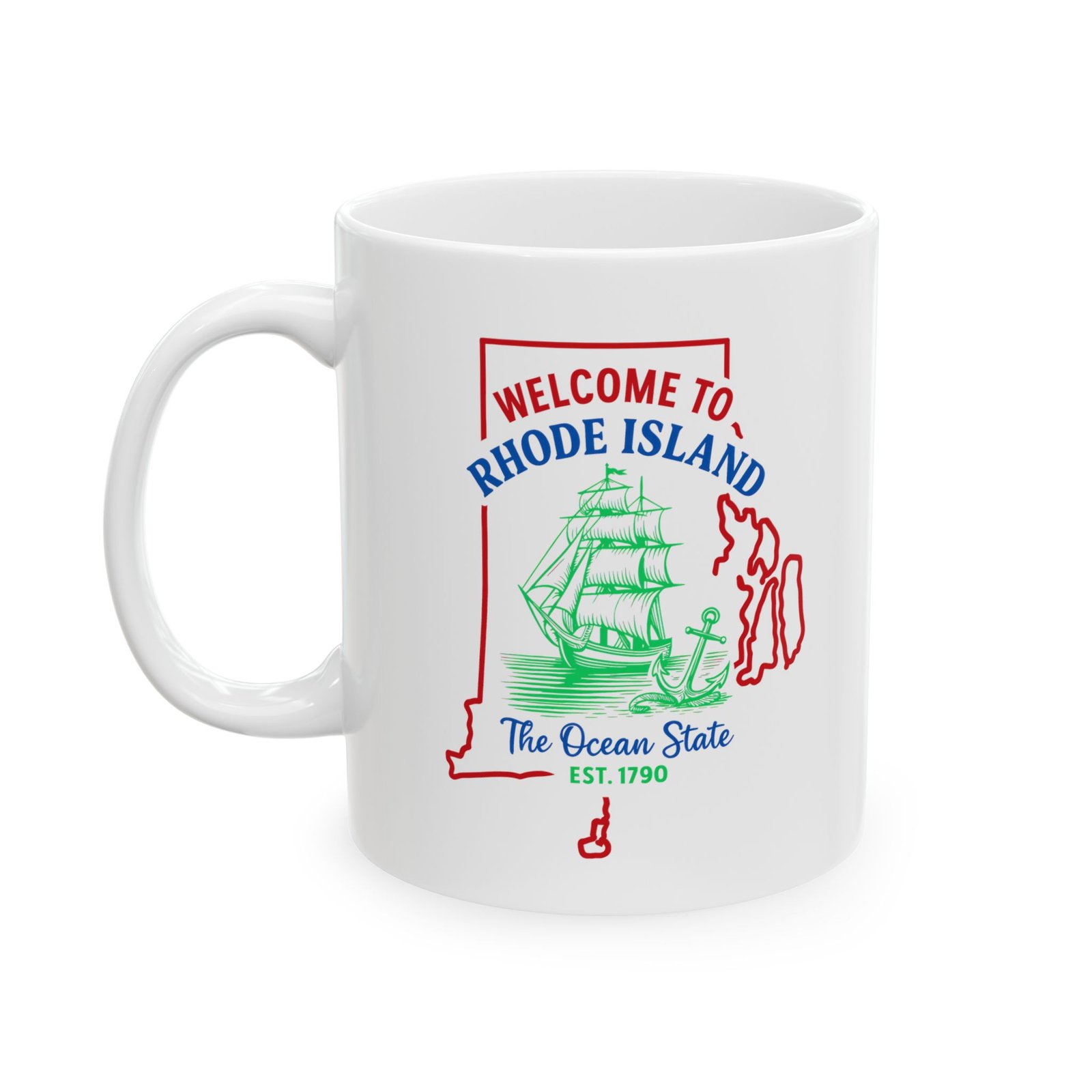 Rhode Island State Mug (11oz/15oz)
