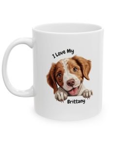 Alternative view of Brittany Dog Mug (11oz/15oz)