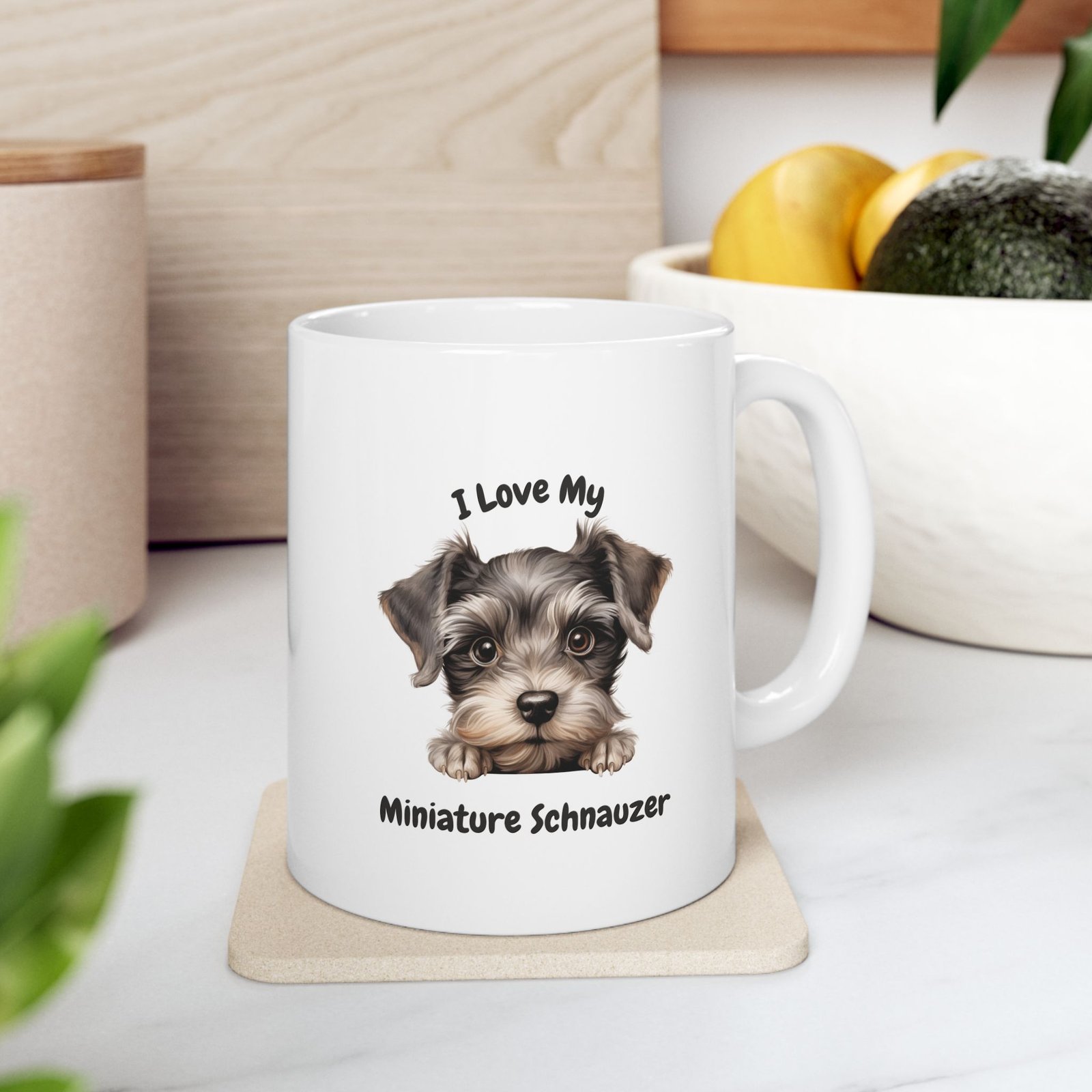 Miniature Schnauzer Dog Mug (11oz/15oz)