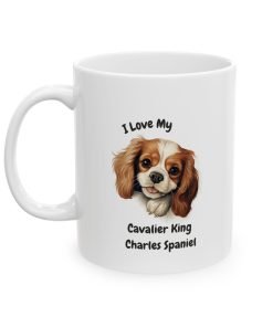 Alternative view of Cavalier King Charles Spaniel Dog Mug (11oz/15oz)