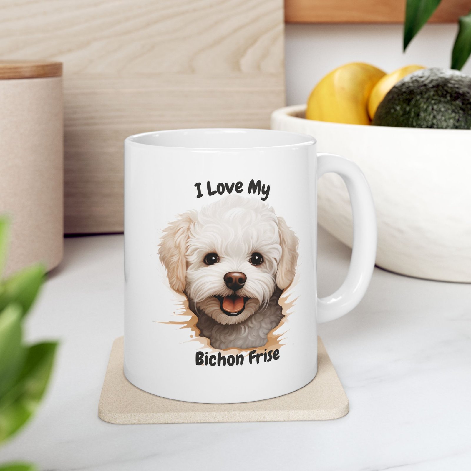 Bichon Frise Dog Mug (11oz/15oz)