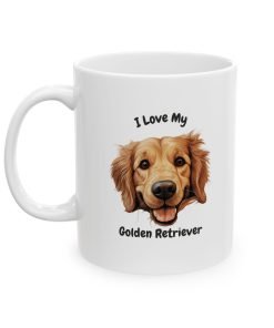 Alternative view of Golden Retriever Dog Mug (11oz/15oz)