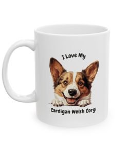 Alternative view of Cardigan Welsh Corgi Dog Mug (11oz/15oz)