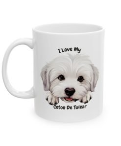 Alternative view of Coton De Tulear Dog Mug (11oz/15oz)