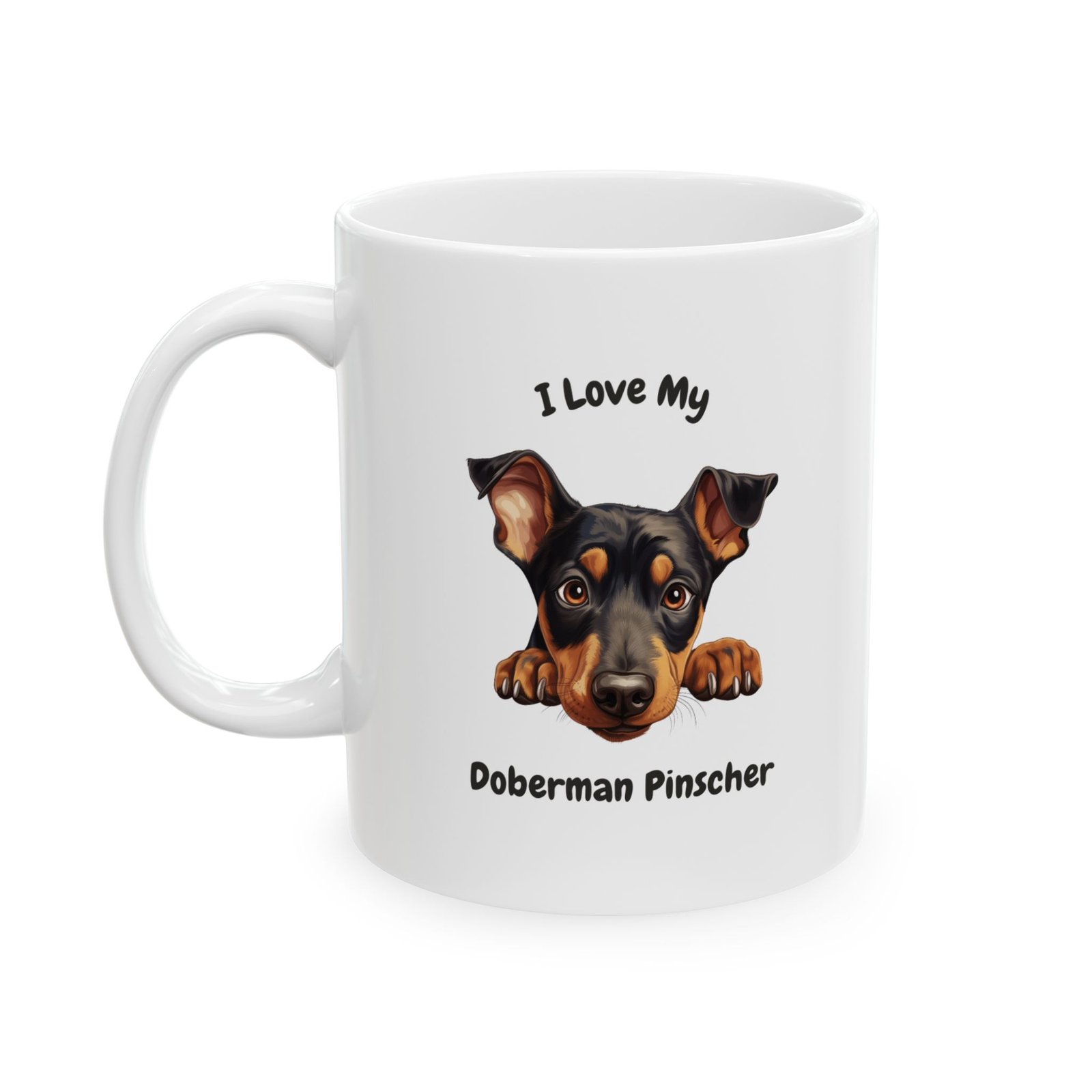 Doberman Pinscher Dog Mug (11oz/15oz)
