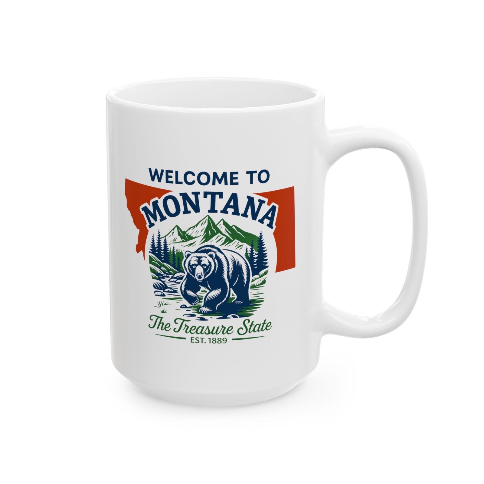 Montana State Mug (11oz/15oz) - Image 8
