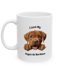 Alternative view of Dogue de Bordeaux Dog Mug (11oz/15oz)