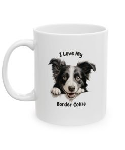 Alternative view of Border Collie Dog Mug (11oz/15oz)