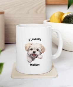 Maltese Dog Mug (11oz/15oz)