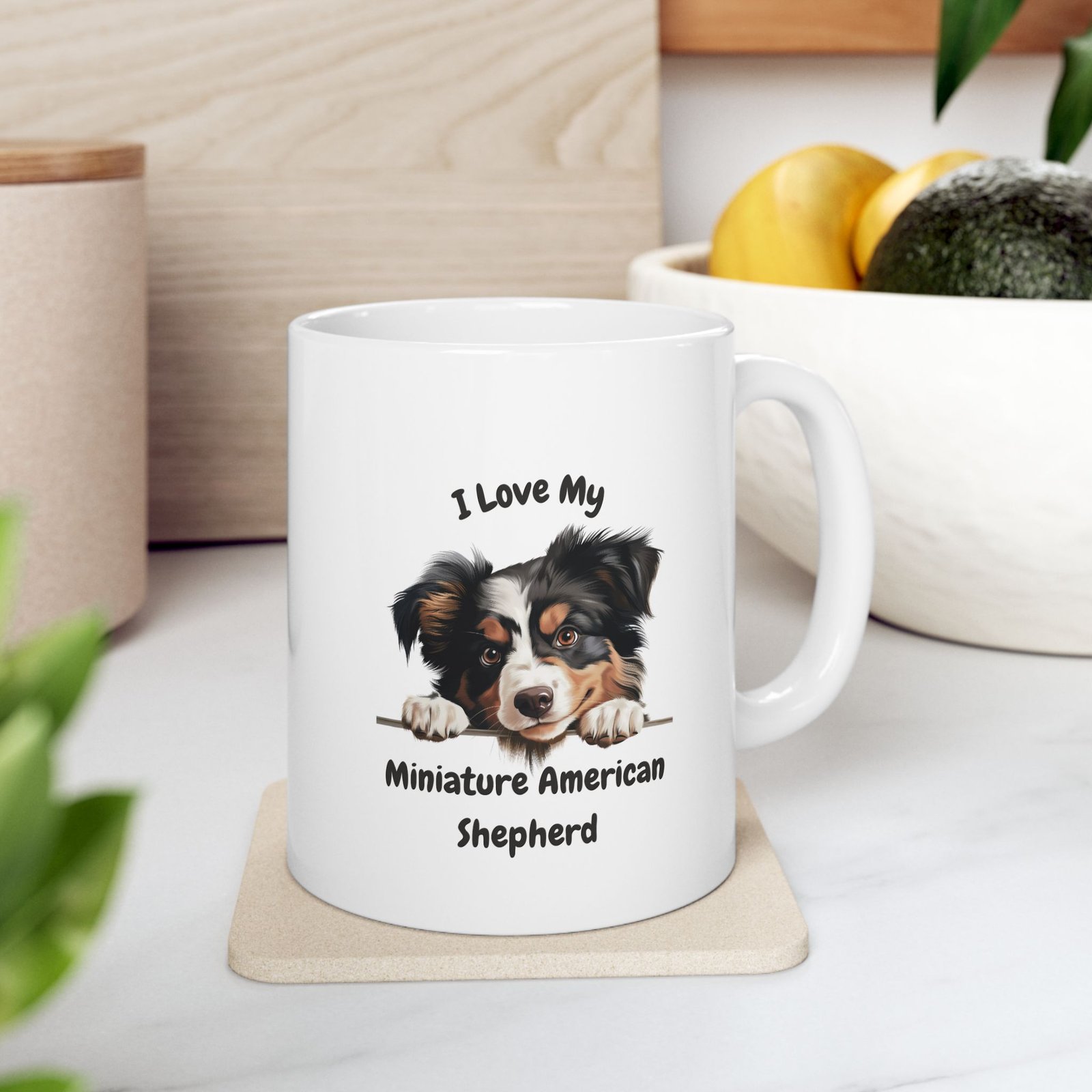 Miniature American Shepherd Dog Mug (11oz/15oz)