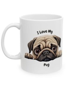 Alternative view of Pug Dog Mug (11oz/15oz)