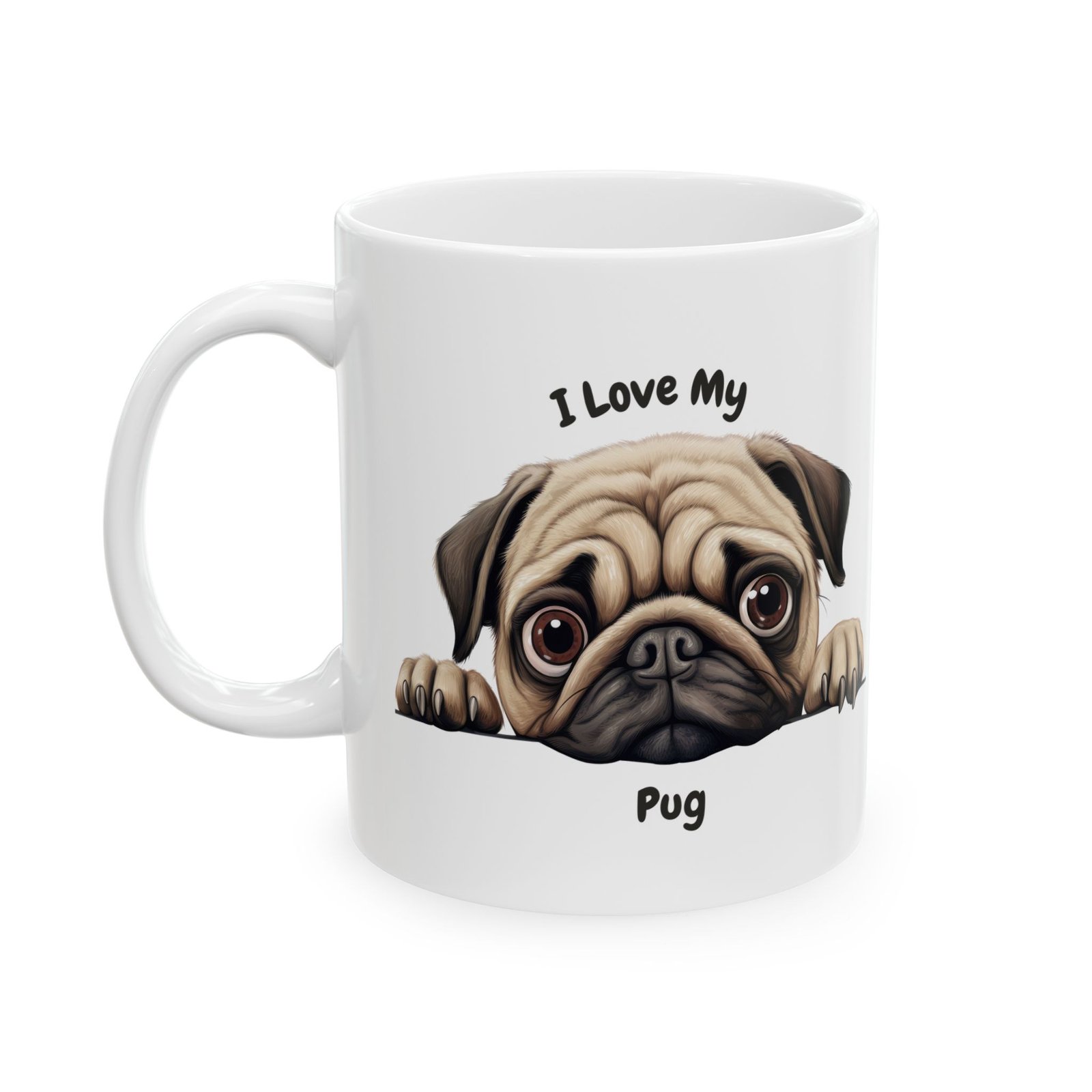 Pug Dog Mug (11oz/15oz)