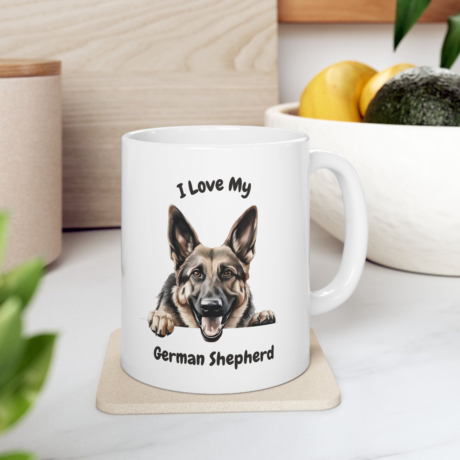 Home 26 German Shepherd Dog Mug (11oz/15oz)