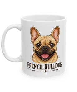 Alternative view of French Bulldog Dog Mug (11oz/15oz)