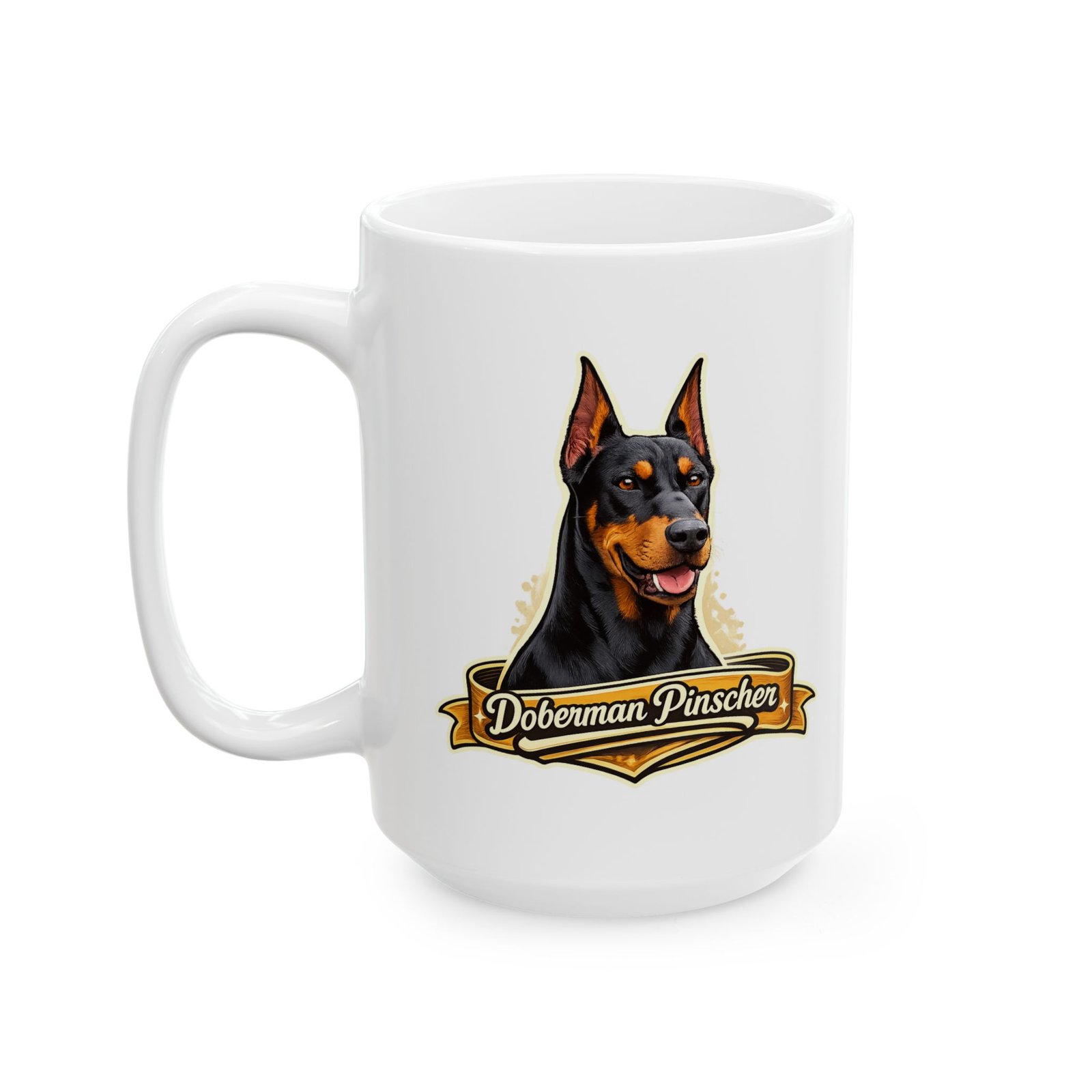 Doberman Pinscher Dog Mug (11oz/15oz) 7 Doberman Pinscher Dog Mug (11oz/15oz) - Image 7
