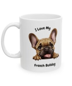 Alternative view of French Bulldog Dog Mug (11oz/15oz)